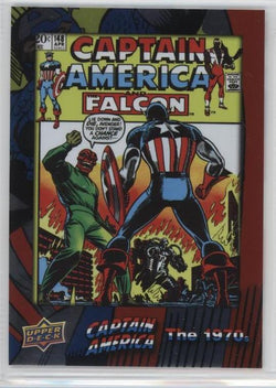 2016 Upper Deck E-Pack Captain America 75th Anniversary Foil Parallel DEC-55