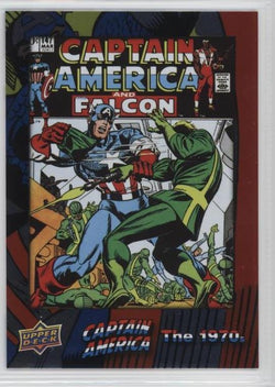 2016 Upper Deck E-Pack Captain America 75th Anniversary Foil Parallel DEC-56