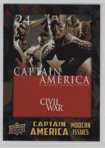 2016 Upper Deck E-Pack Captain America 75th Anniversary Foil Parallel DEC-9