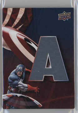 2016 Upper Deck E-Pack Captain America 75th Anniversary Vibranium Name Plate NP-8 A
