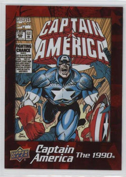 2016 Upper Deck E-Pack Captain America 75th Anniversary Red Foil Parallel DEC-26 #160/175