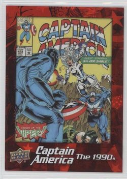 2016 Upper Deck E-Pack Captain America 75th Anniversary Red Foil Parallel DEC-28 #163/175