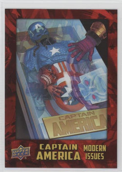 2016 Upper Deck E-Pack Captain America 75th Anniversary Red Foil Parallel DEC-2 #55/175