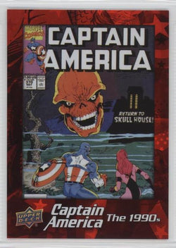 2016 Upper Deck E-Pack Captain America 75th Anniversary Red Foil Parallel DEC-33 #056/175