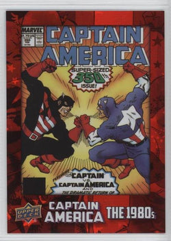 2016 Upper Deck E-Pack Captain America 75th Anniversary Red Foil Parallel DEC-34 #059/175