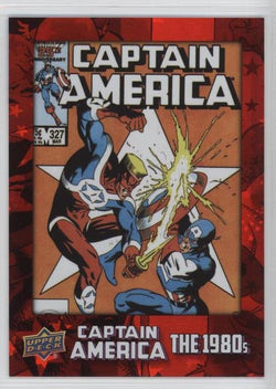 2016 Upper Deck E-Pack Captain America 75th Anniversary Red Foil Parallel DEC-38 #129/175