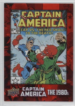 2016 Upper Deck E-Pack Captain America 75th Anniversary Red Foil Parallel DEC-40 #125/175