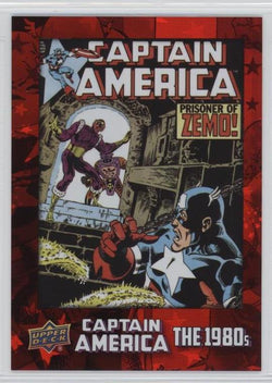 2016 Upper Deck E-Pack Captain America 75th Anniversary Red Foil Parallel DEC-43 #/175