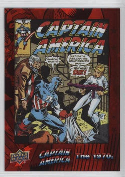 2016 Upper Deck E-Pack Captain America 75th Anniversary Red Foil Parallel DEC-47 #167/175