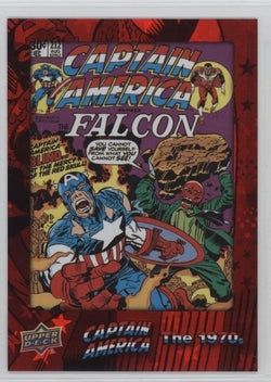 2016 Upper Deck E-Pack Captain America 75th Anniversary Red Foil Parallel DEC-49 #101/175