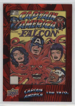 2016 Upper Deck E-Pack Captain America 75th Anniversary Red Foil Parallel DEC-50 #023/175