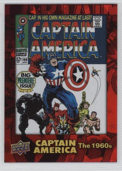 2016 Upper Deck E-Pack Captain America 75th Anniversary Red Foil Parallel DEC-61 #/175