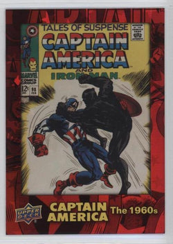 2016 Upper Deck E-Pack Captain America 75th Anniversary Red Foil Parallel DEC-62 #077/175