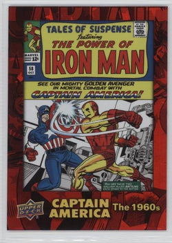 2016 Upper Deck E-Pack Captain America 75th Anniversary Red Foil Parallel DEC-67 #/175