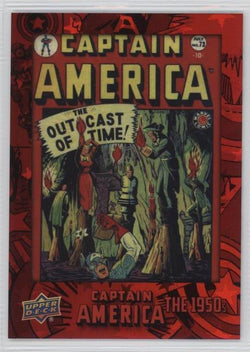 2016 Upper Deck E-Pack Captain America 75th Anniversary Red Foil Parallel DEC-69 #032/175