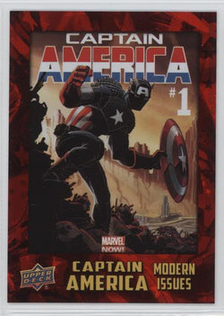 2016 Upper Deck E-Pack Captain America 75th Anniversary Red Foil Parallel DEC-6 #018/175