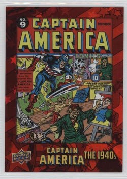 2016 Upper Deck E-Pack Captain America 75th Anniversary Red Foil Parallel DEC-73 #012/175