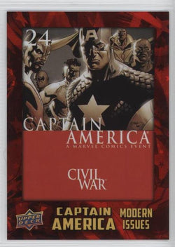 2016 Upper Deck E-Pack Captain America 75th Anniversary Red Foil Parallel DEC-9 #118/175