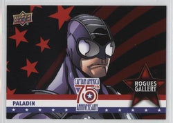 2016 Upper Deck E-Pack Captain America 75th Anniversary Rogue's Gallery Paladin #RG-7