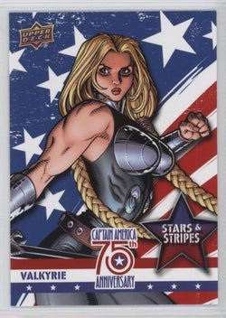 2016 Upper Deck E-Pack Captain America 75th Anniversary Stars & Stripes #SS-17 Valkyrie