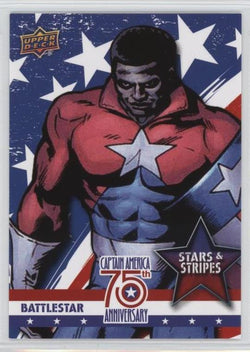 2016 Upper Deck E-Pack Captain America 75th Anniversary Stars & Stripes #SS-25 Battlestar