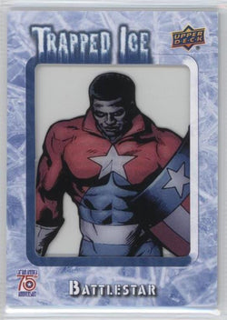 2016 Upper Deck E-Pack Captain America 75th Anniversary Trapped Ice SP #TI-63 Battlestar