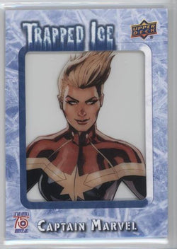 2016 Upper Deck E-Pack Captain America 75th Anniversary Trapped Ice SP #TI-68 Captain Marvel