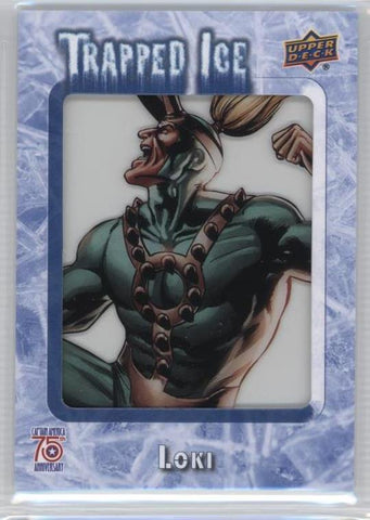 2016 Upper Deck E-Pack Captain America 75th Anniversary Trapped Ice #TI-13 Loki