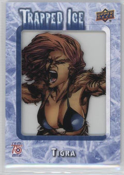 2016 Upper Deck E-Pack Captain America 75th Anniversary Trapped Ice #TI-21 Tigra