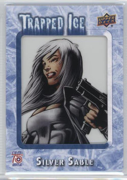 2016 Upper Deck E-Pack Captain America 75th Anniversary Trapped Ice #TI-43 Silver Sable