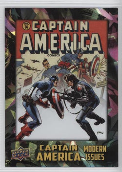 2016 Upper Deck E-Pack Captain America 75th Anniversary White Foil Parallel DEC-10 #13/75