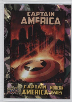 2016 Upper Deck E-Pack Captain America 75th Anniversary White Foil Parallel DEC-11 #67/75