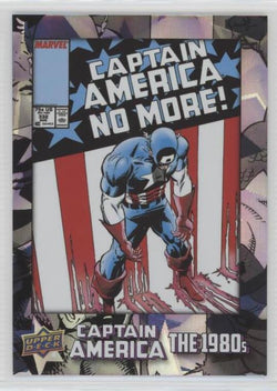 2016 Upper Deck E-Pack Captain America 75th Anniversary White Foil Parallel DEC-37 #21/75