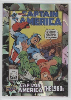 2016 Upper Deck E-Pack Captain America 75th Anniversary White Foil Parallel DEC-42 #07/75