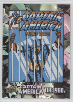 2016 Upper Deck E-Pack Captain America 75th Anniversary White Foil Parallel DEC-45 #19/75