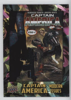 2016 Upper Deck E-Pack Captain America 75th Anniversary White Foil Parallel DEC-4 #60/75
