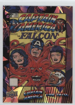 2016 Upper Deck E-Pack Captain America 75th Anniversary White Foil Parallel DEC-50 #40/75