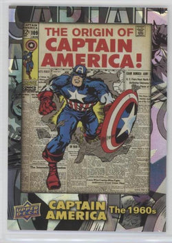 2016 Upper Deck E-Pack Captain America 75th Anniversary White Foil Parallel DEC-60 #05/75