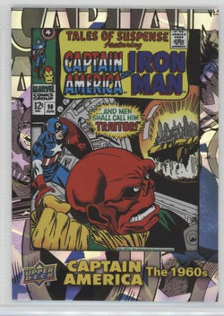 2016 Upper Deck E-Pack Captain America 75th Anniversary White Foil Parallel DEC-64 #13/75