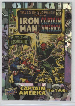 2016 Upper Deck E-Pack Captain America 75th Anniversary White Foil Parallel DEC-66 #04/75