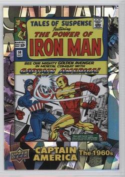 2016 Upper Deck E-Pack Captain America 75th Anniversary White Foil Parallel DEC-67 #27/75