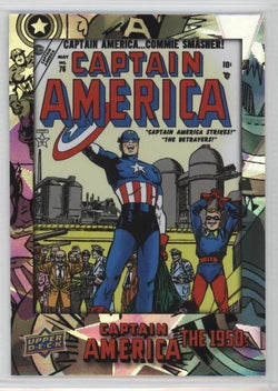 2016 Upper Deck E-Pack Captain America 75th Anniversary White Foil Parallel DEC-68 #39/75