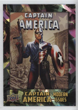 2016 Upper Deck E-Pack Captain America 75th Anniversary White Foil Parallel DEC-7 #18/75