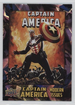 2016 Upper Deck E-Pack Captain America 75th Anniversary White Foil Parallel DEC-8 #08/75