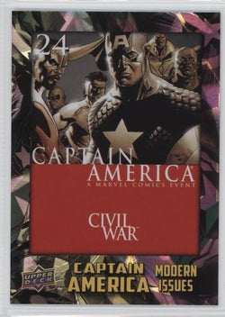 2016 Upper Deck E-Pack Captain America 75th Anniversary White Foil Parallel DEC-9 #45/75