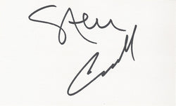 STEVE CARELL SIGNED 3x5 INDEX CARD COA AUTHENTIC