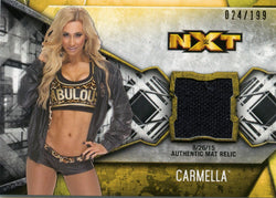 2017 Topps WWE Carmella NXT Authentic Mat Relic #024/199