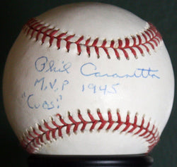 Phil Cavarretta Authentic Autographed Official MLB Baseball