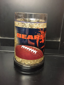 CHICAGO BEARS OFFICIAL NFL 16OZ CRYSTAL FREEZER MUG