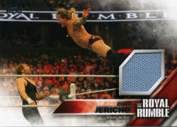 2016 Topps WWE Chris Jericho Royal Rumble 2016 Authentic Mat Relic #175/399